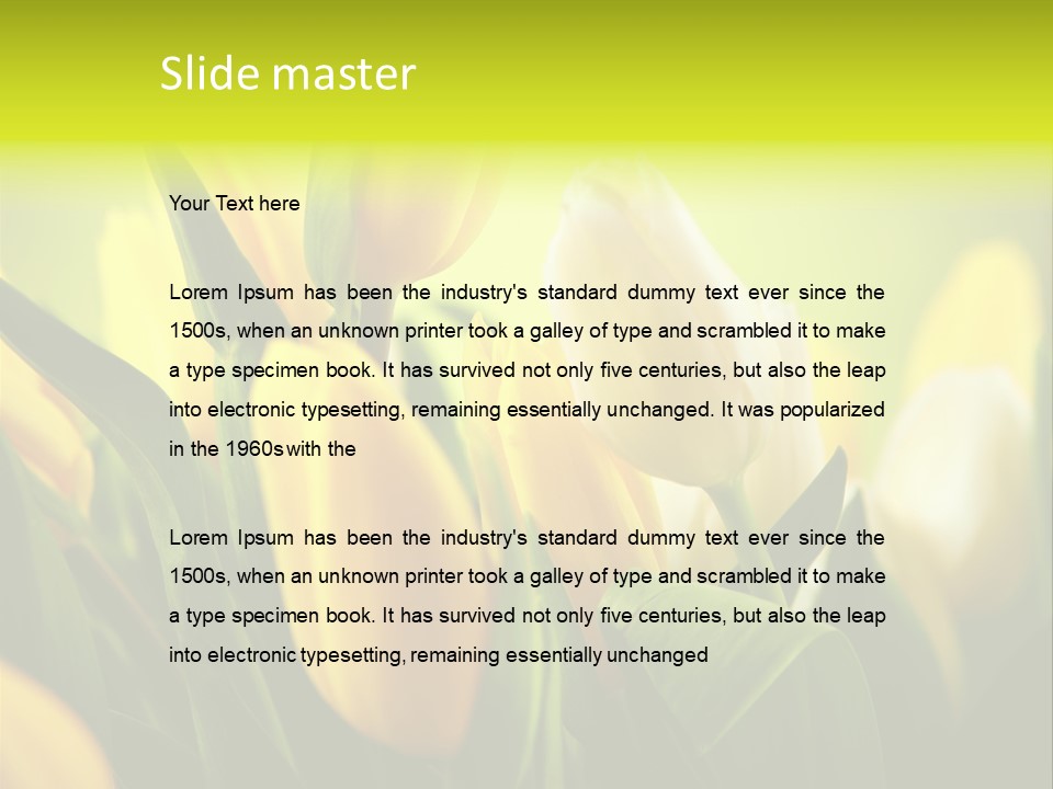 Nature Natural Bright PowerPoint Template