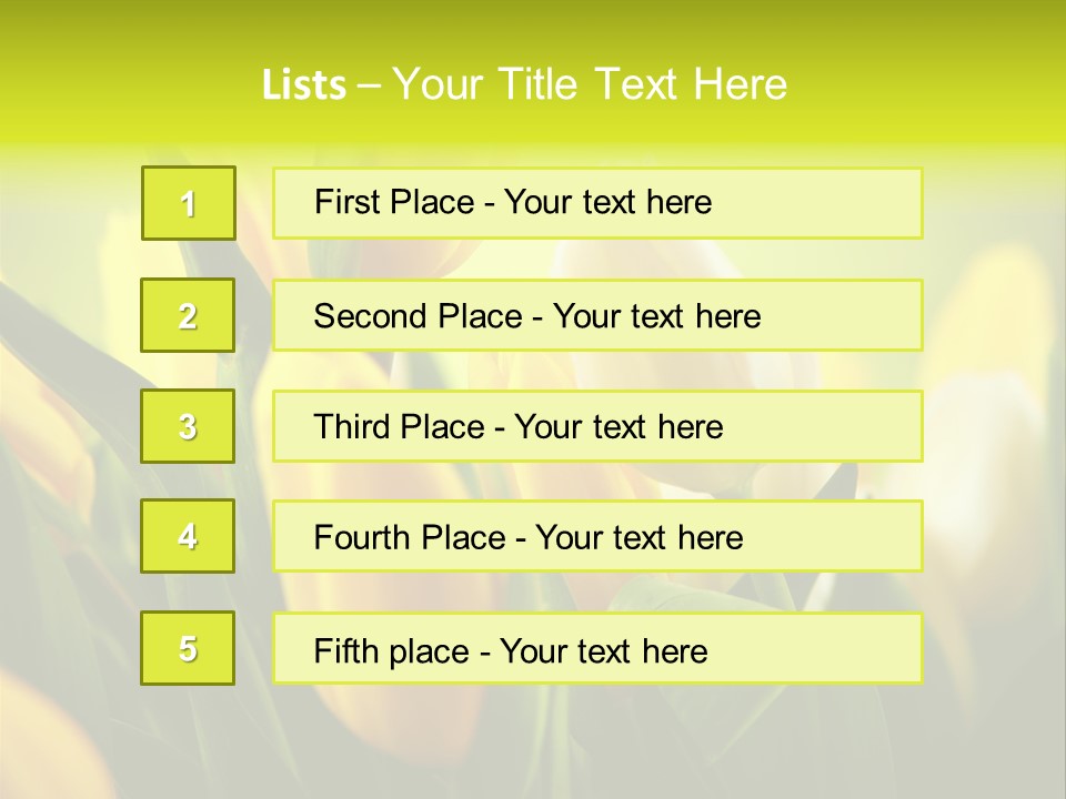 Nature Natural Bright PowerPoint Template