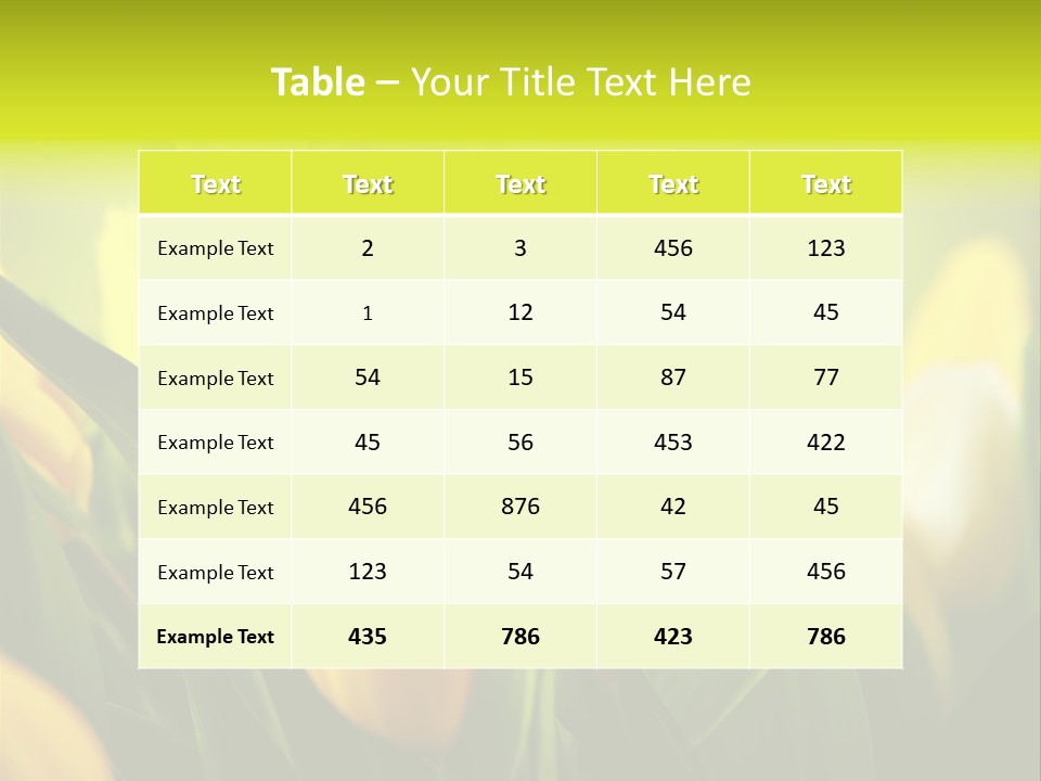 Nature Natural Bright PowerPoint Template