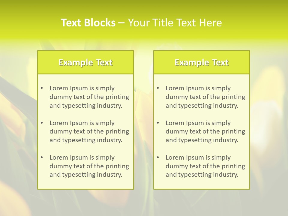 Nature Natural Bright PowerPoint Template
