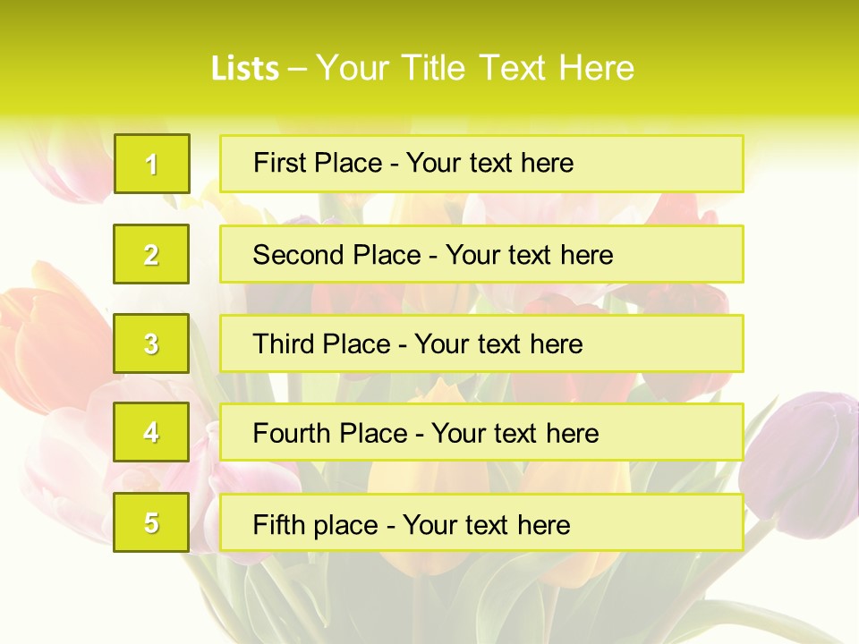 Tulip Typical Tulips PowerPoint Template
