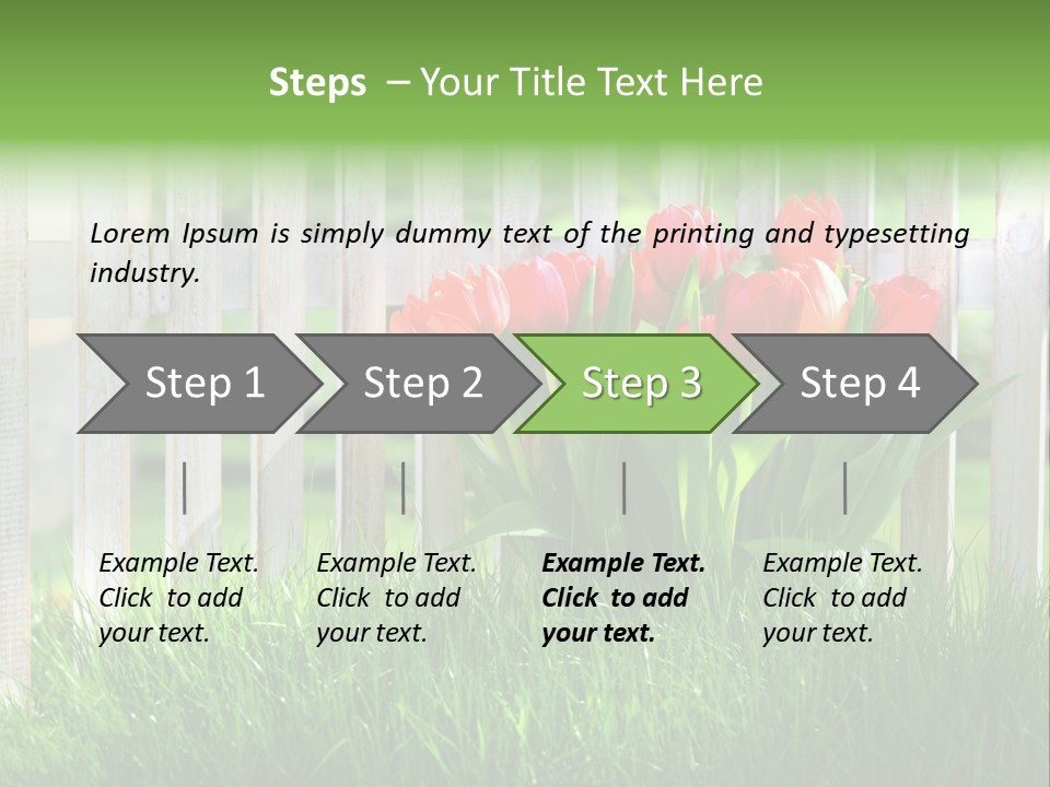 Harmonie Eingez Terasse PowerPoint Template