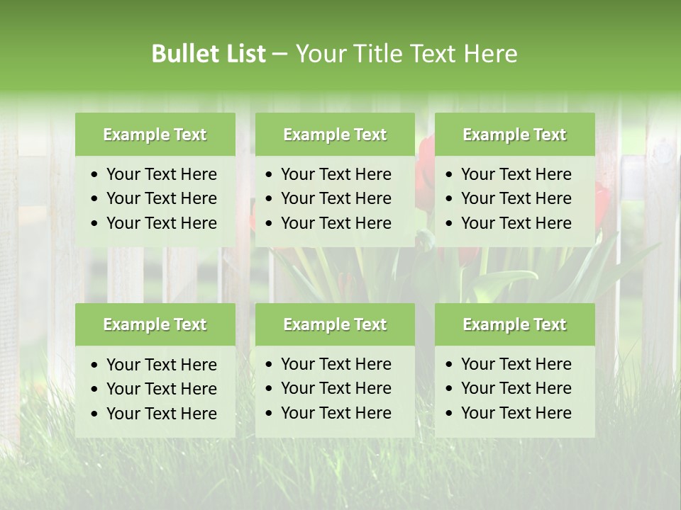 Harmonie Eingez Terasse PowerPoint Template