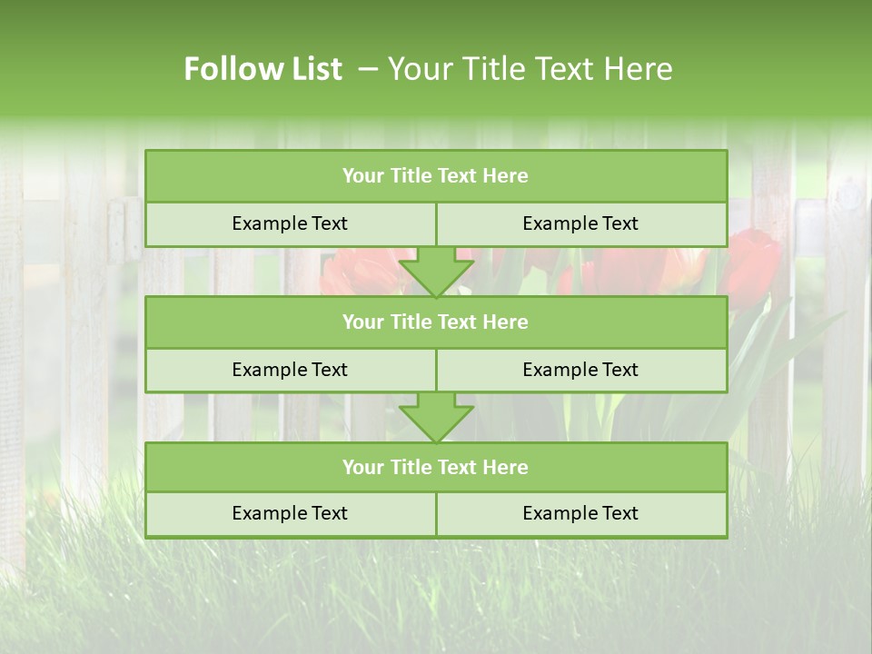 Harmonie Eingez Terasse PowerPoint Template