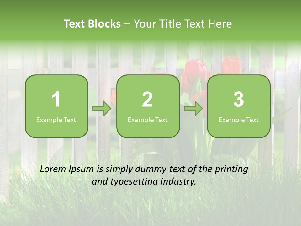 Harmonie Eingez Terasse PowerPoint Template