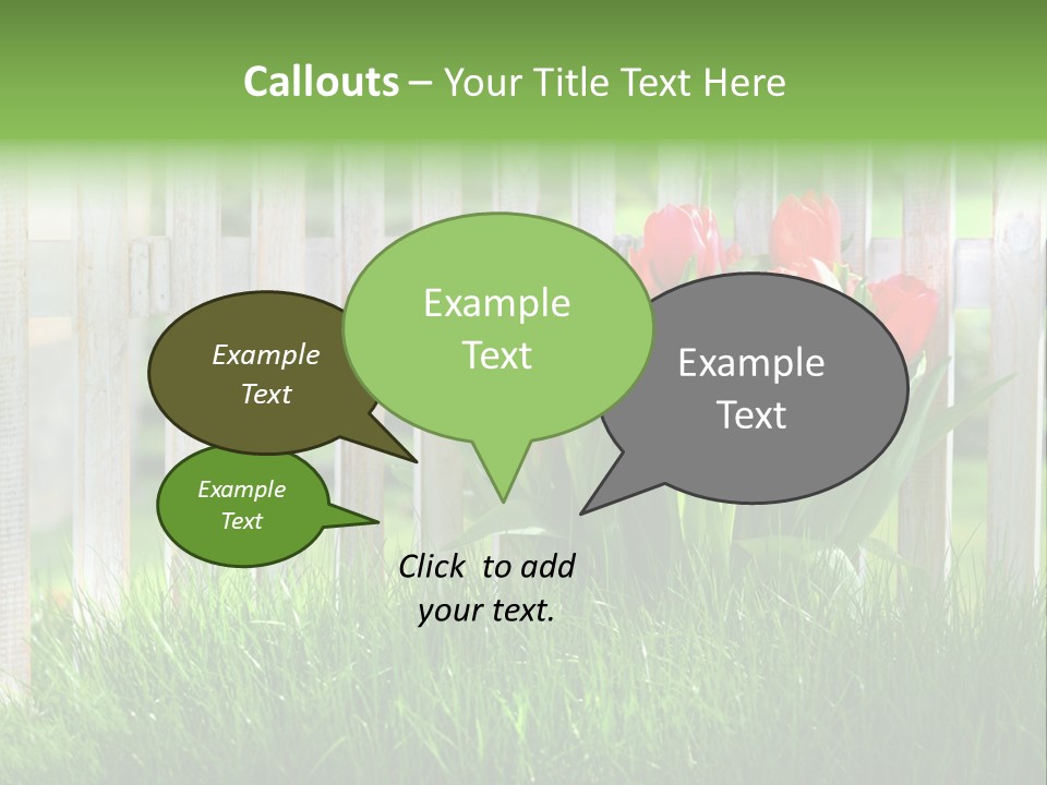 Harmonie Eingez Terasse PowerPoint Template