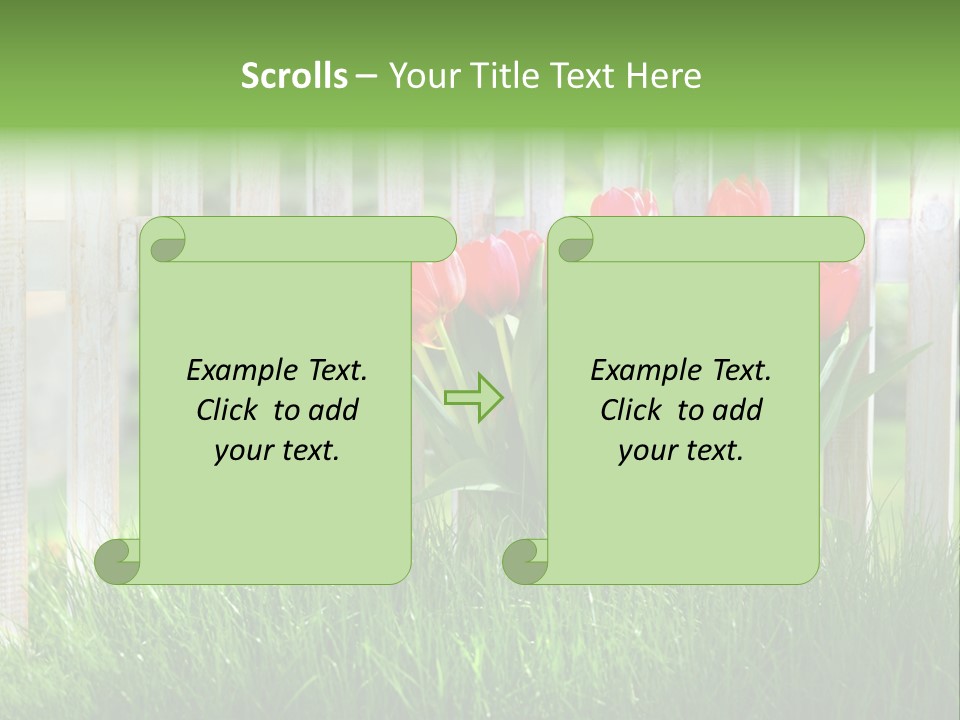 Harmonie Eingez Terasse PowerPoint Template