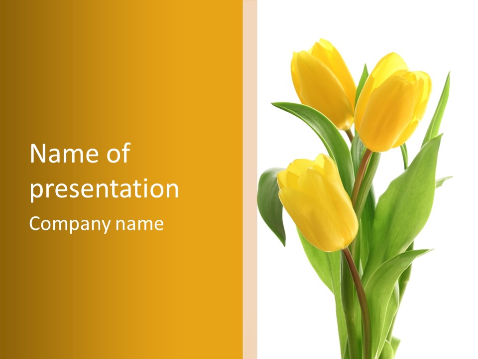 Flower Love Nature PowerPoint Template