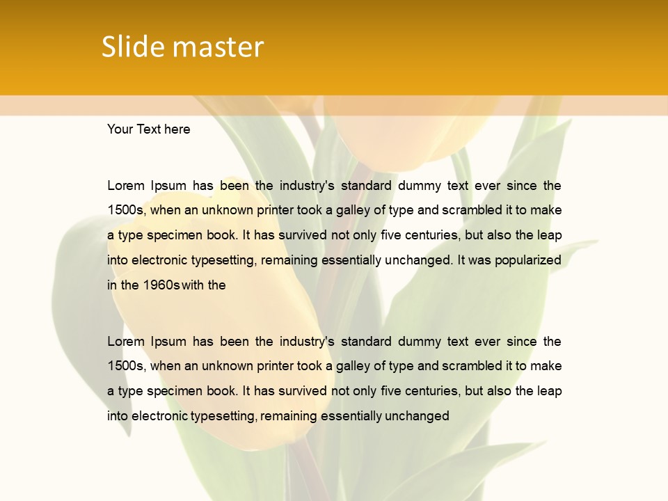 Flower Love Nature PowerPoint Template