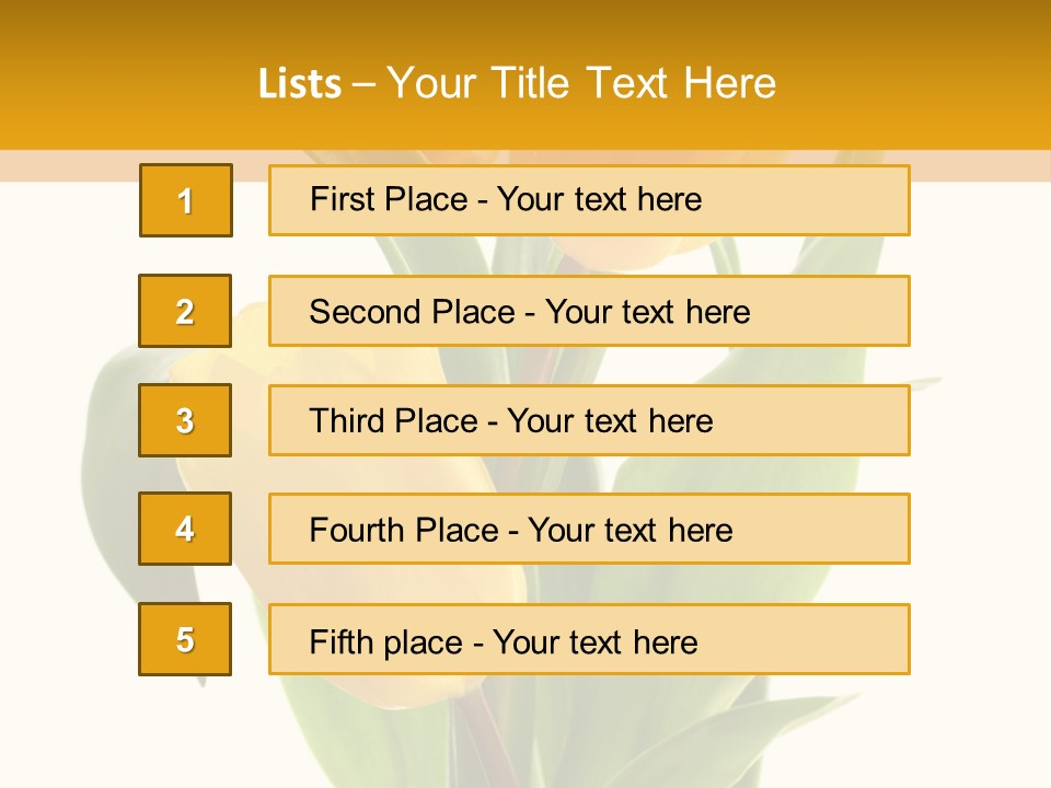 Flower Love Nature PowerPoint Template
