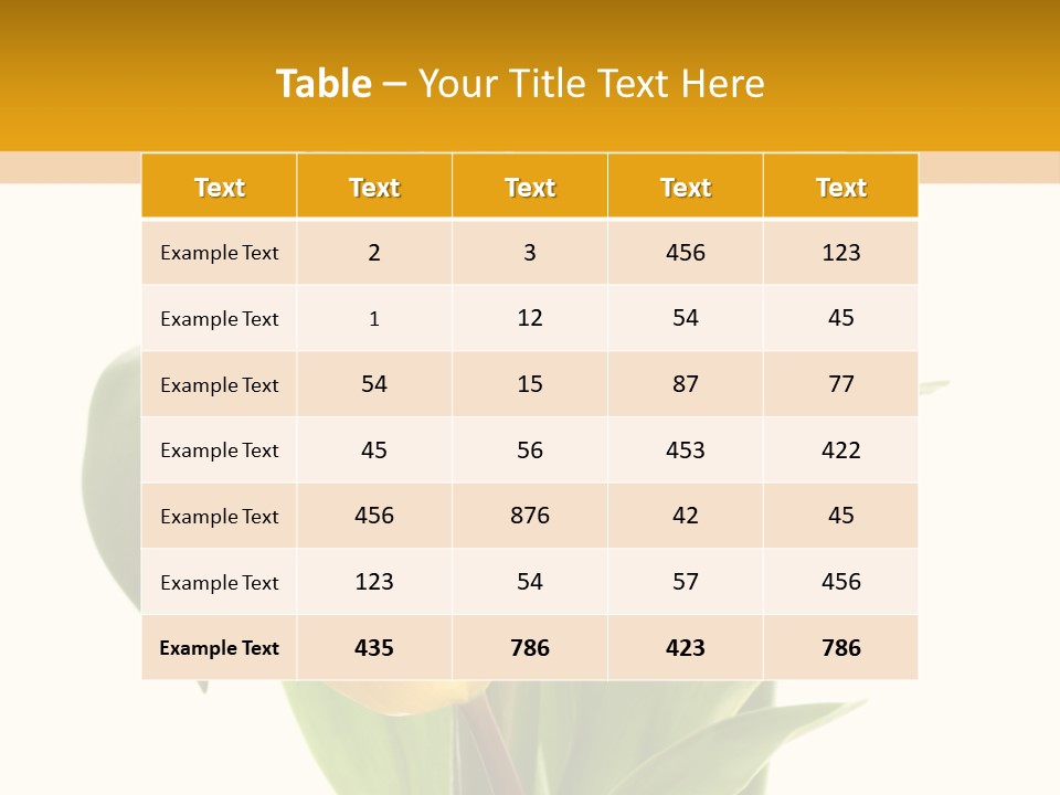 Flower Love Nature PowerPoint Template