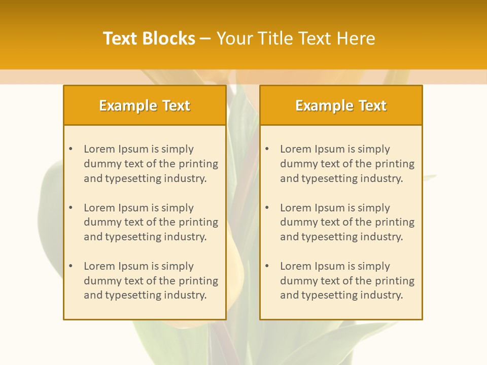 Flower Love Nature PowerPoint Template