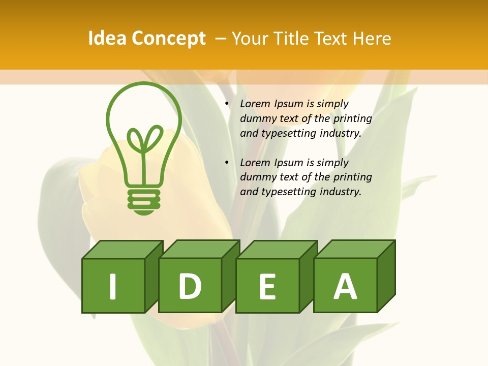 Flower Love Nature PowerPoint Template