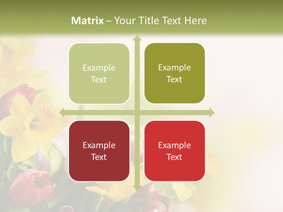 Green Square Purple PowerPoint Template