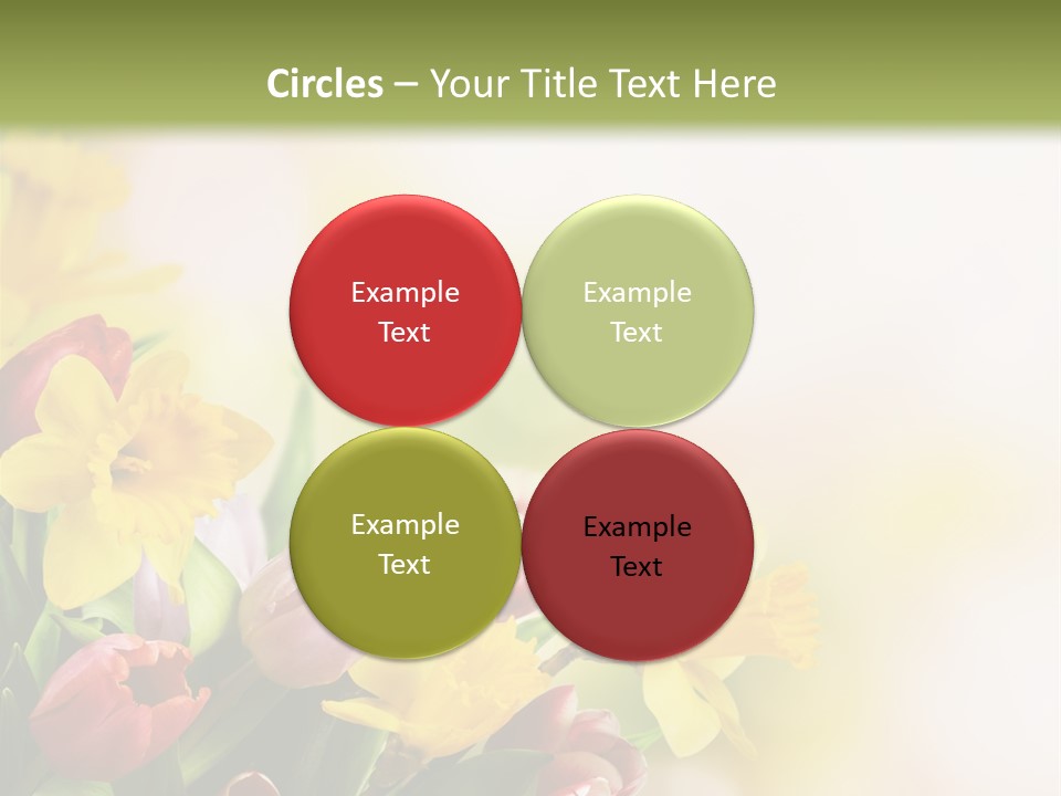 Green Square Purple PowerPoint Template