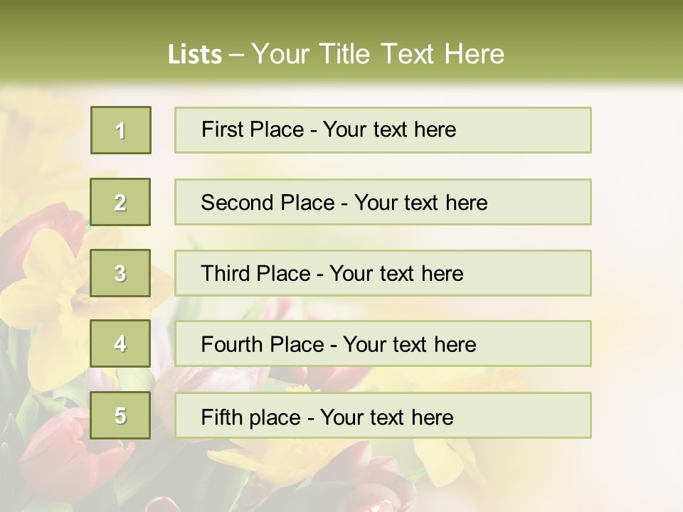 Green Square Purple PowerPoint Template