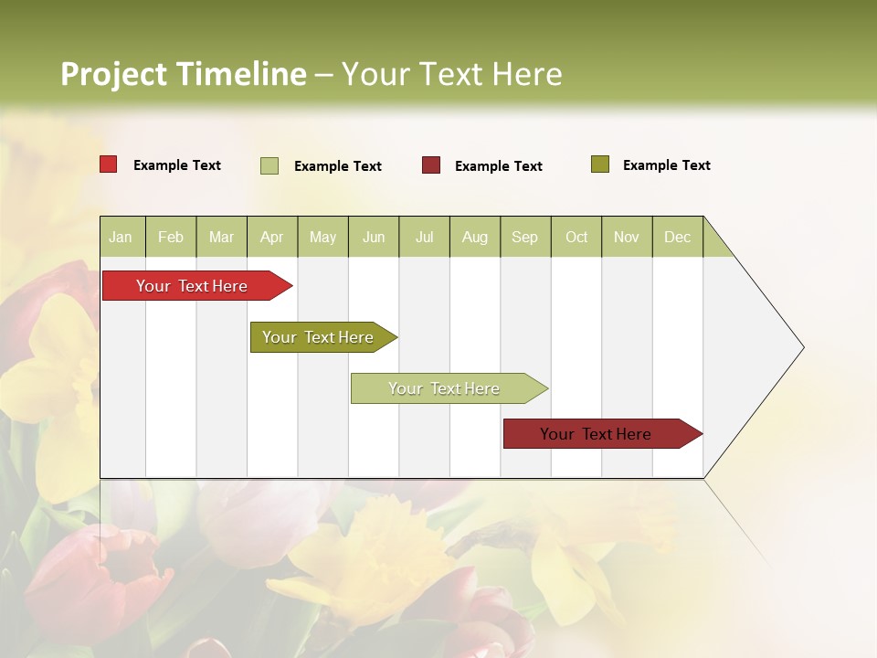 Green Square Purple PowerPoint Template