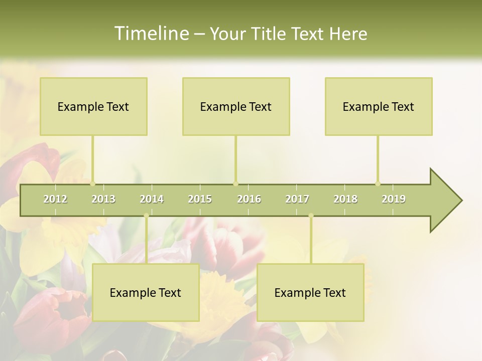 Green Square Purple PowerPoint Template