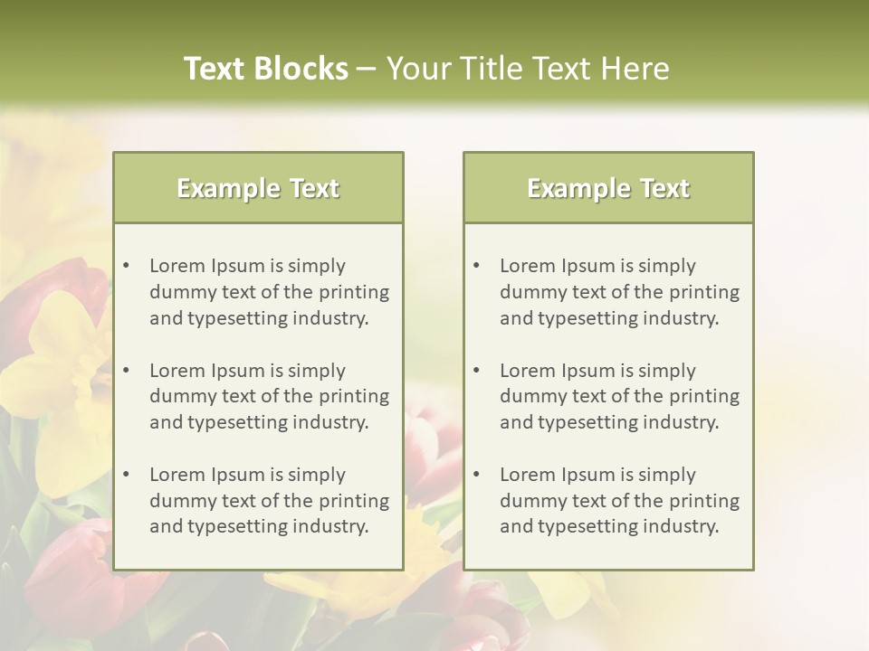 Green Square Purple PowerPoint Template
