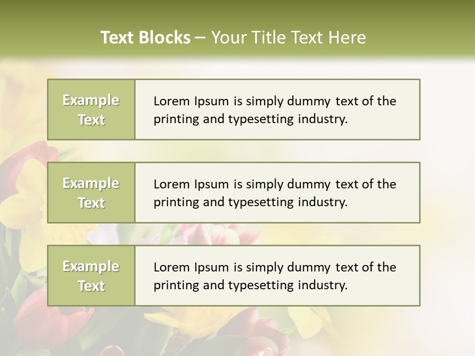 Green Square Purple PowerPoint Template