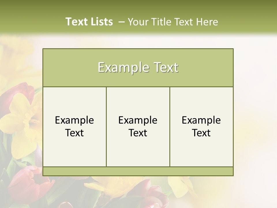 Green Square Purple PowerPoint Template