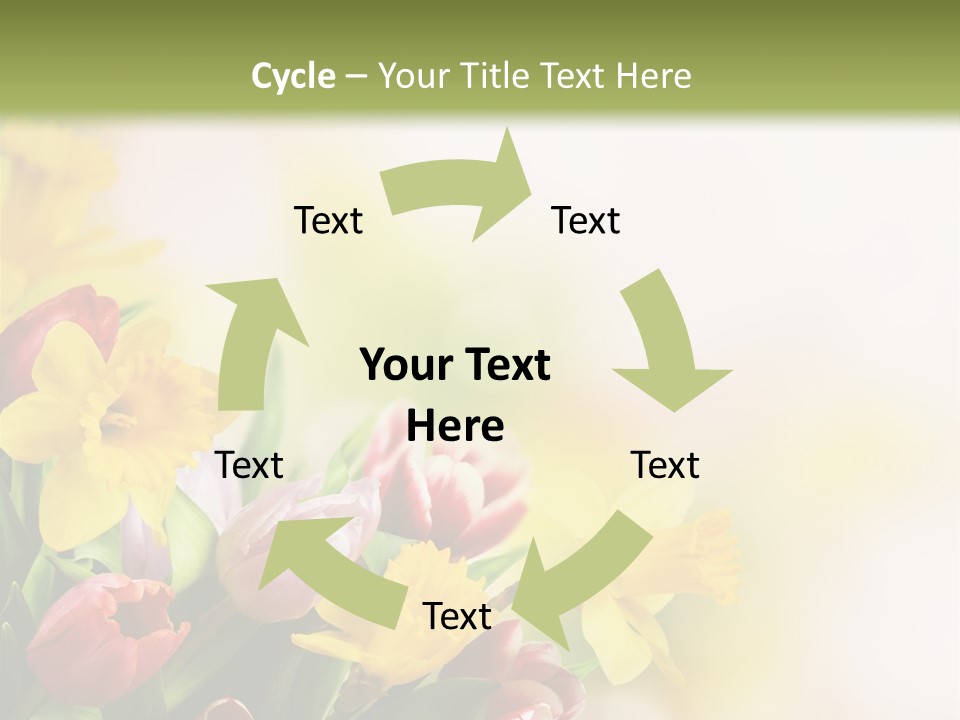 Green Square Purple PowerPoint Template
