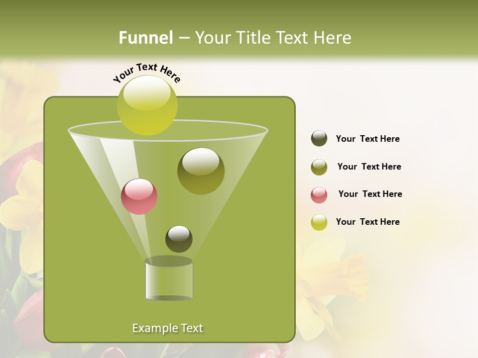 Green Square Purple PowerPoint Template