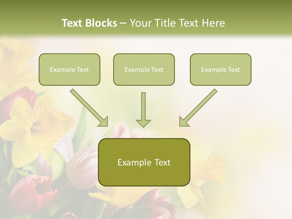 Green Square Purple PowerPoint Template