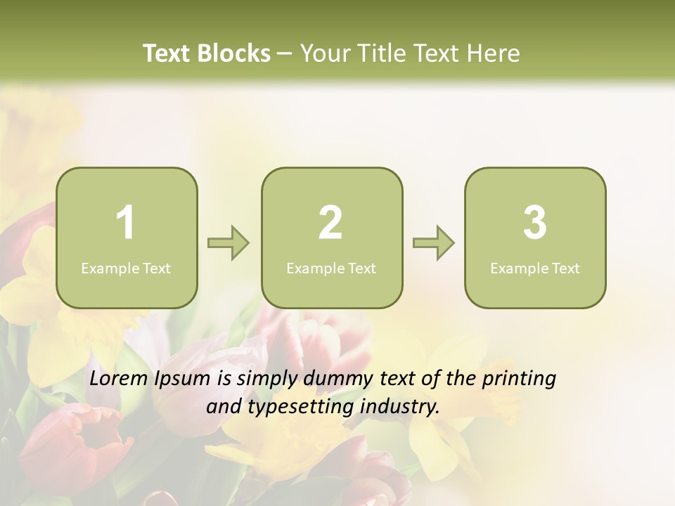 Green Square Purple PowerPoint Template