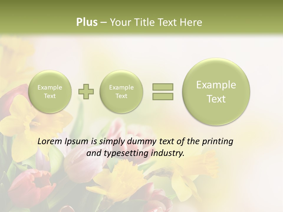 Green Square Purple PowerPoint Template