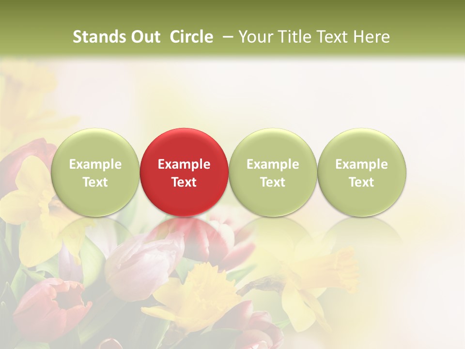 Green Square Purple PowerPoint Template