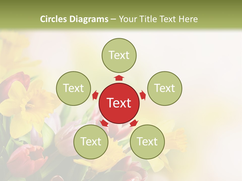 Green Square Purple PowerPoint Template