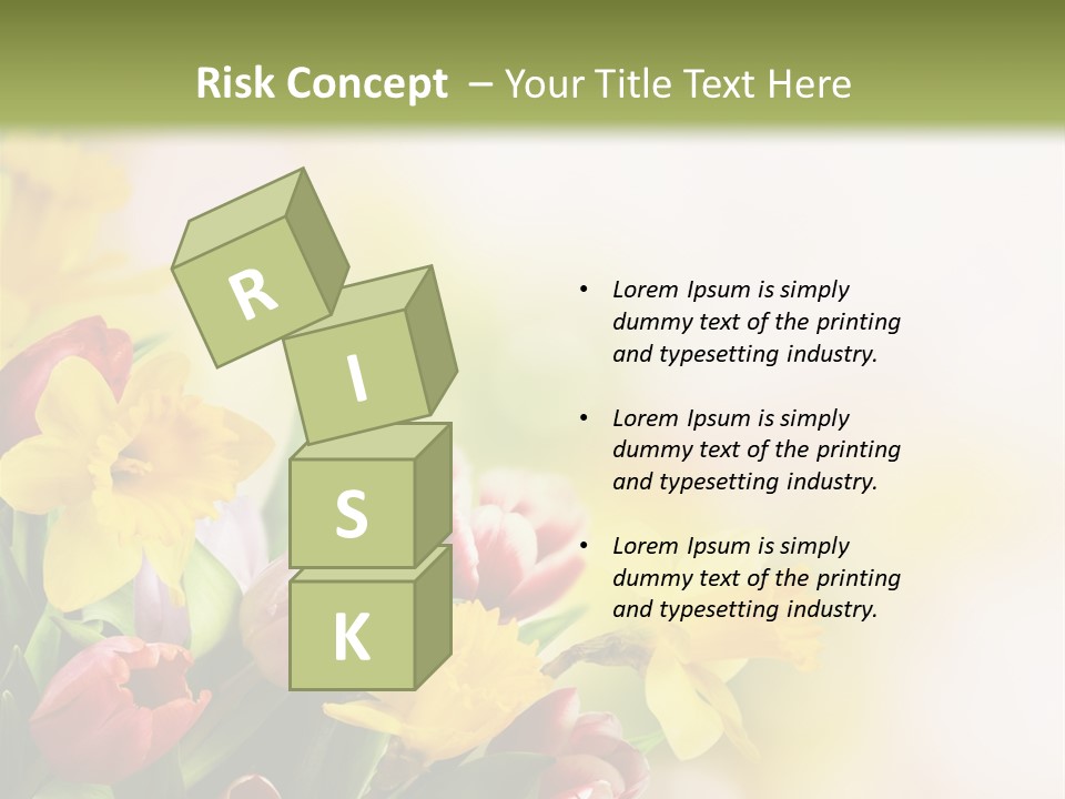 Green Square Purple PowerPoint Template