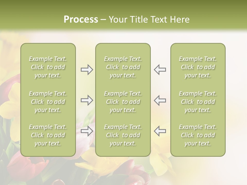 Green Square Purple PowerPoint Template
