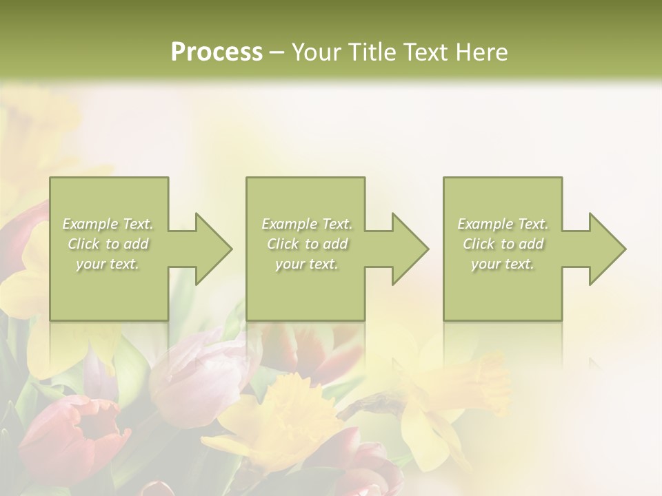 Green Square Purple PowerPoint Template