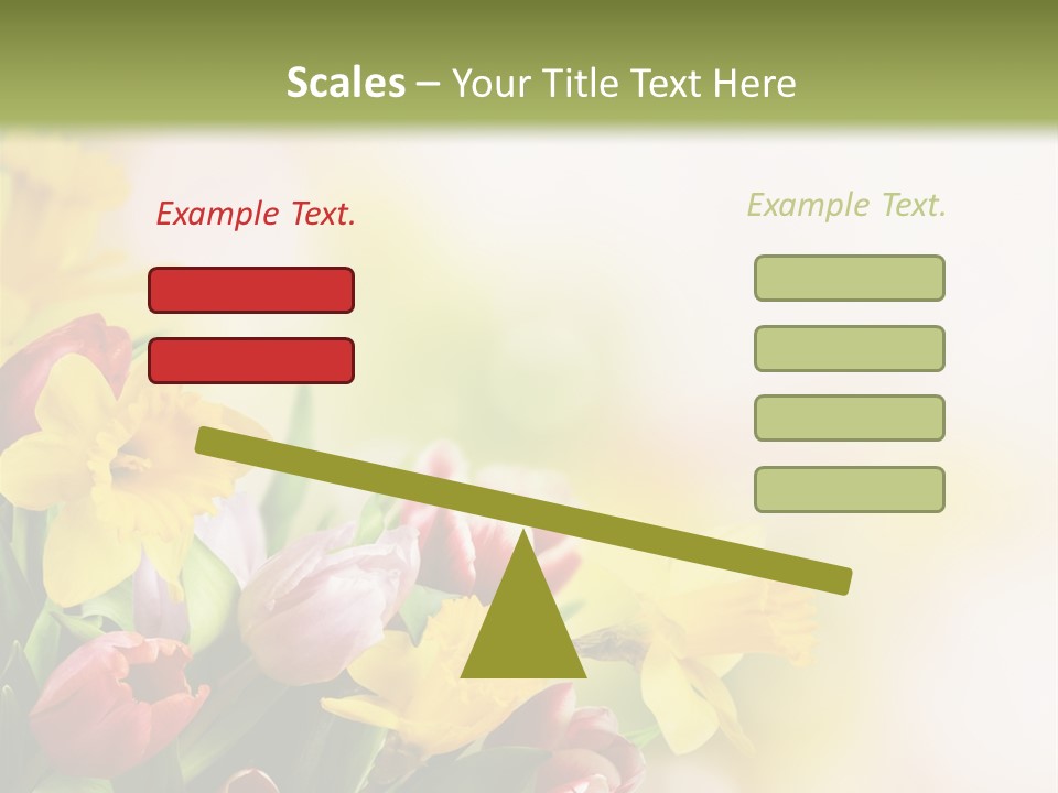 Green Square Purple PowerPoint Template