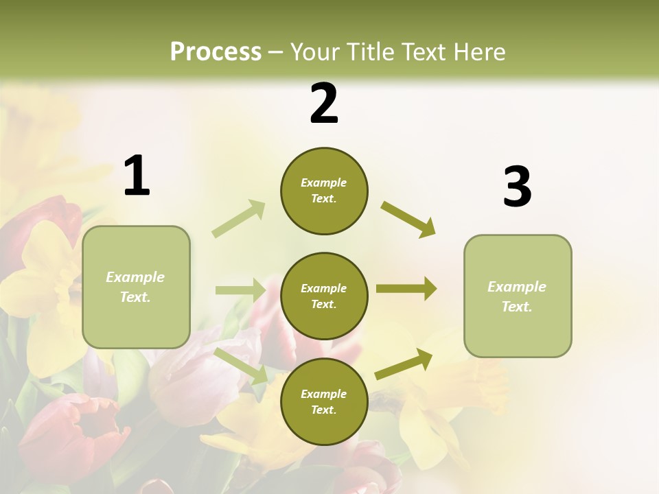 Green Square Purple PowerPoint Template