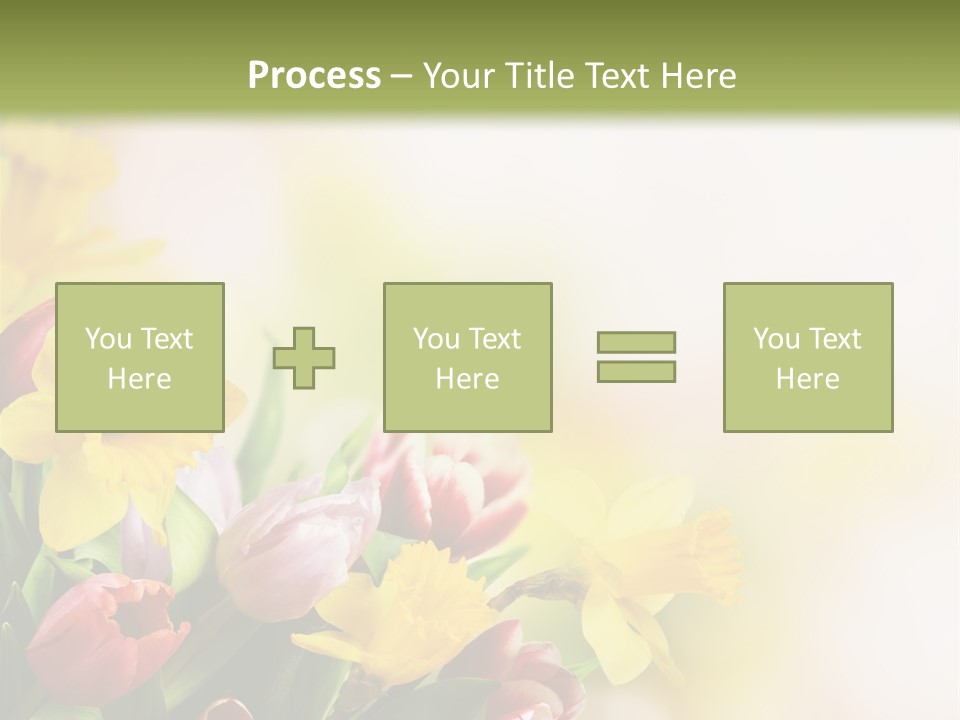 Green Square Purple PowerPoint Template