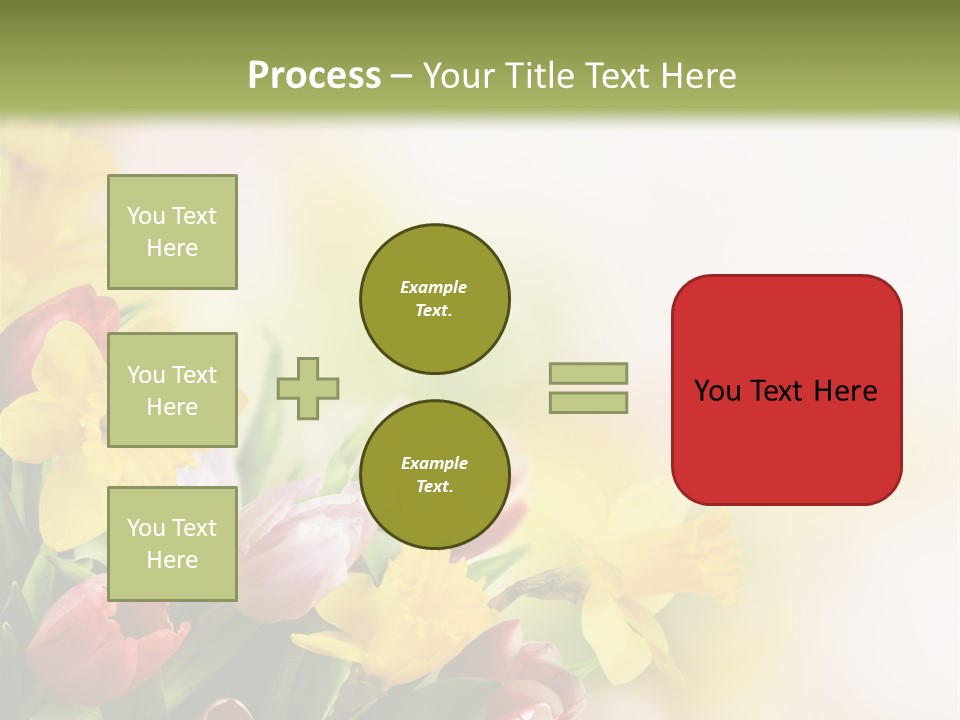Green Square Purple PowerPoint Template