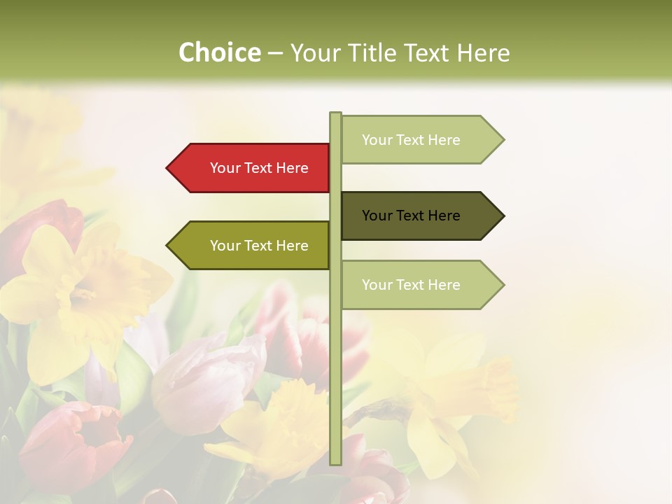 Green Square Purple PowerPoint Template