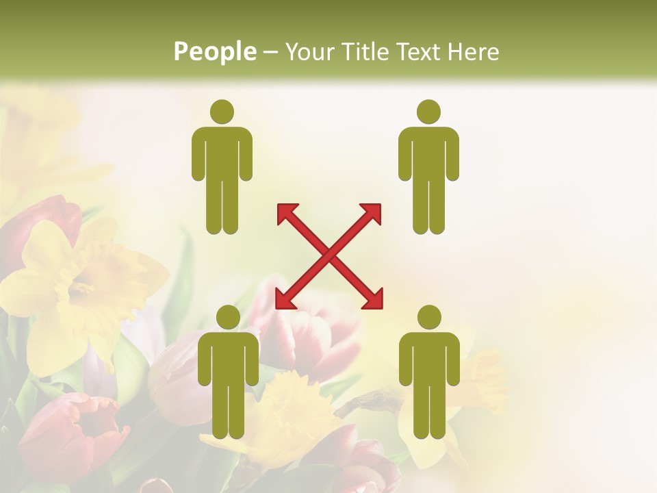 Green Square Purple PowerPoint Template