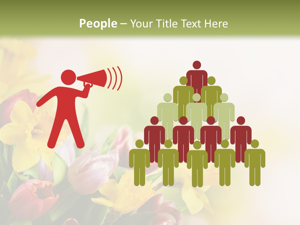 Green Square Purple PowerPoint Template