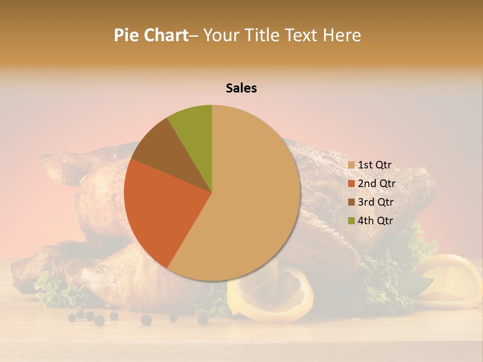 Drumstick Garnish Roast PowerPoint Template