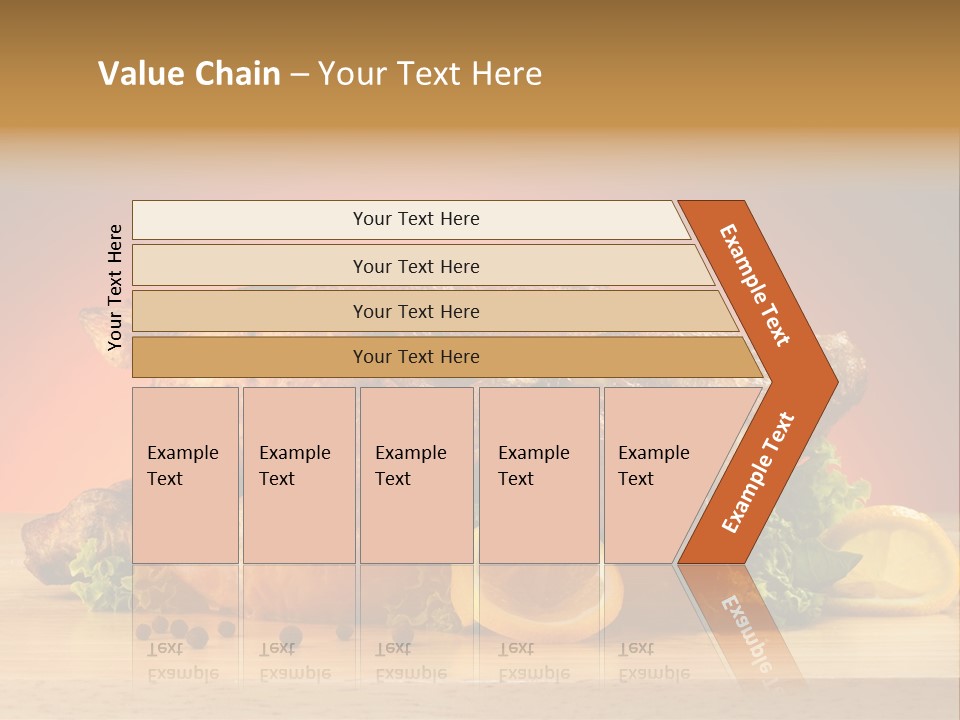 Drumstick Garnish Roast PowerPoint Template