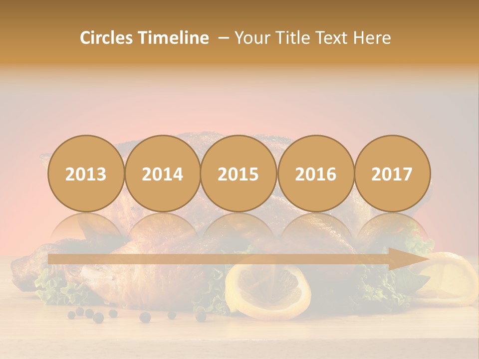 Drumstick Garnish Roast PowerPoint Template