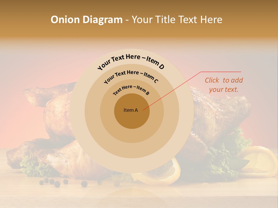 Drumstick Garnish Roast PowerPoint Template