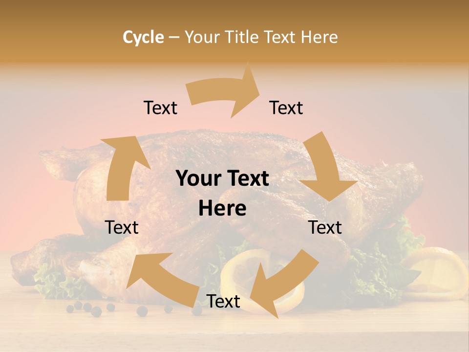 Drumstick Garnish Roast PowerPoint Template