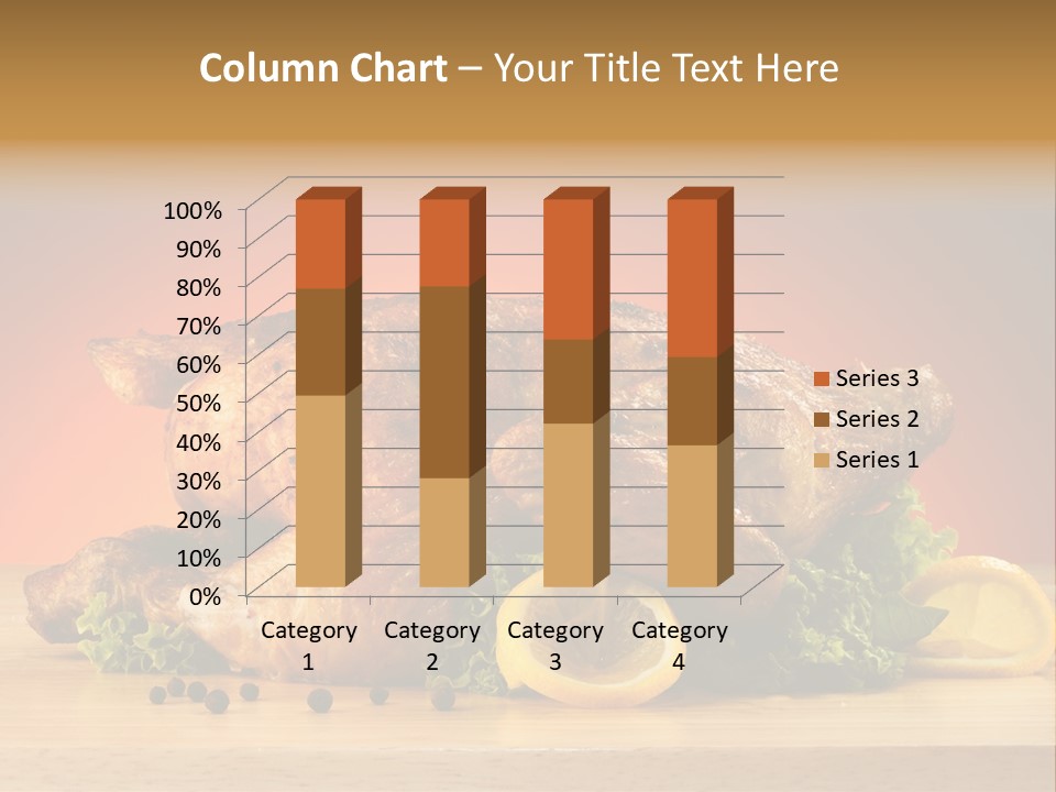 Drumstick Garnish Roast PowerPoint Template
