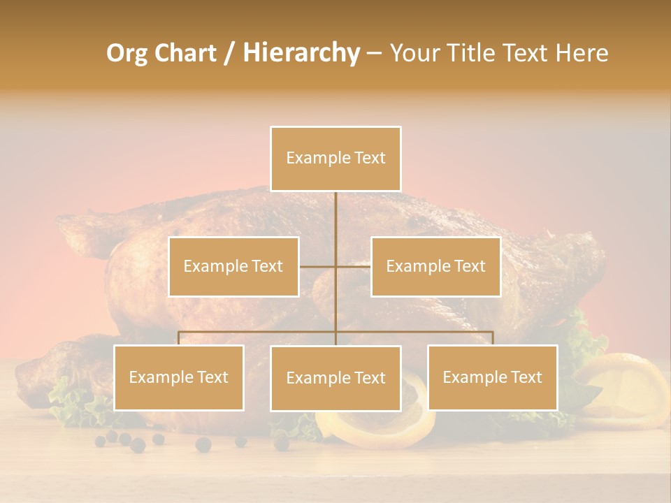 Drumstick Garnish Roast PowerPoint Template