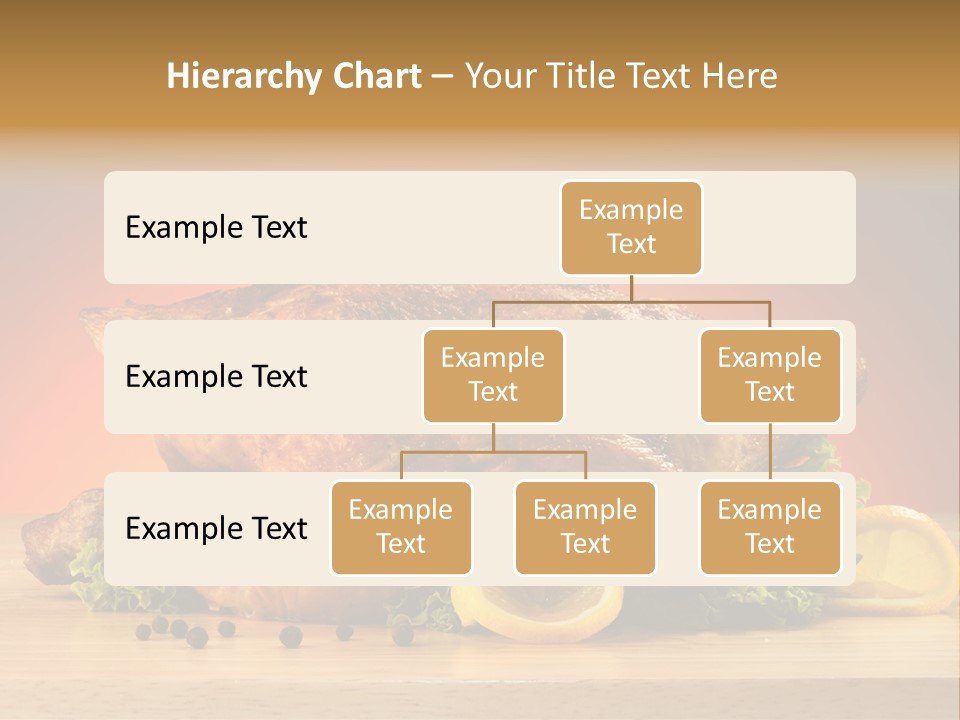 Drumstick Garnish Roast PowerPoint Template